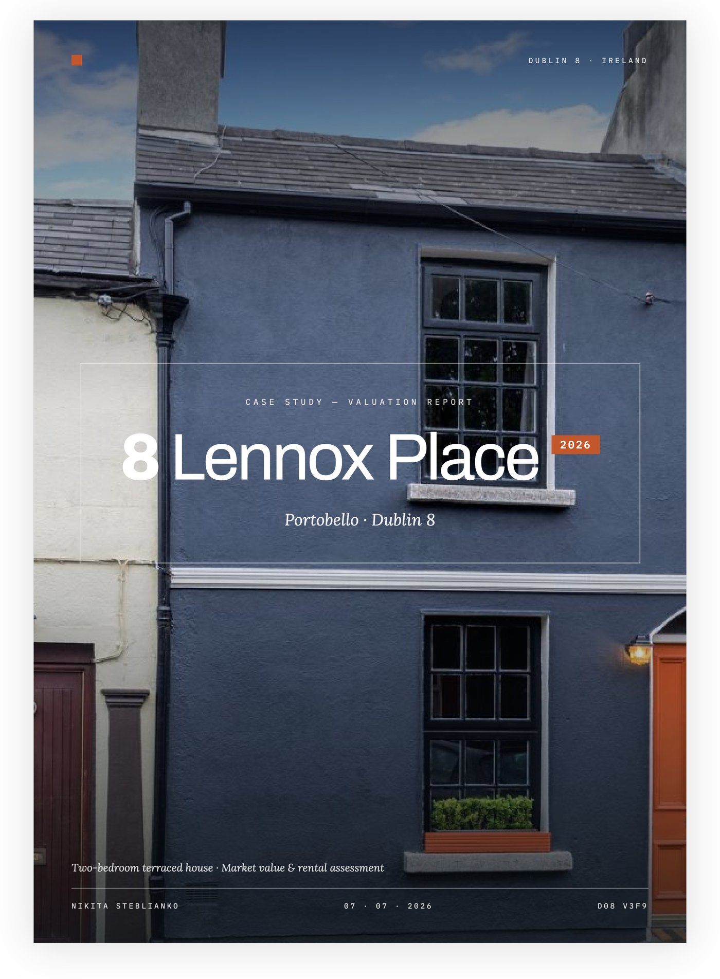 8 Lennox Place — valuation report cover