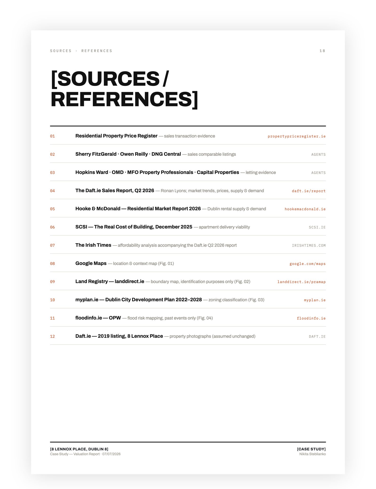 Valuation report — page 18 of 18